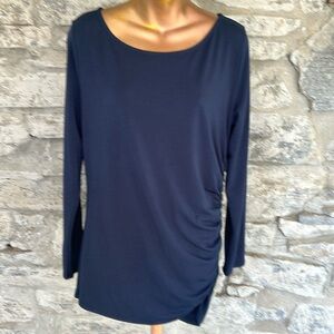 Top with side ruching